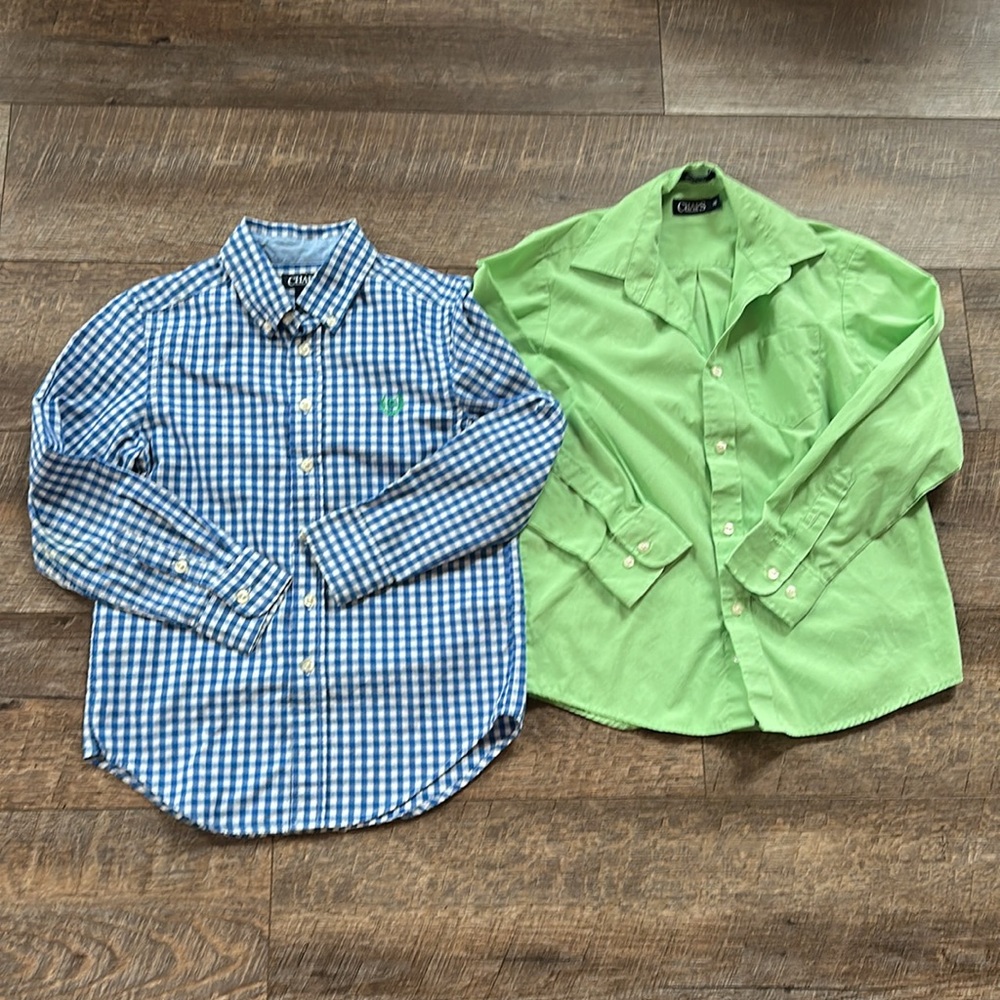 Chaps Two Boys button up chaps dress shirts
